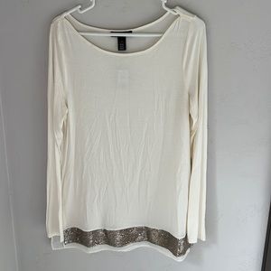 White House|Black Market long sleeve shirt